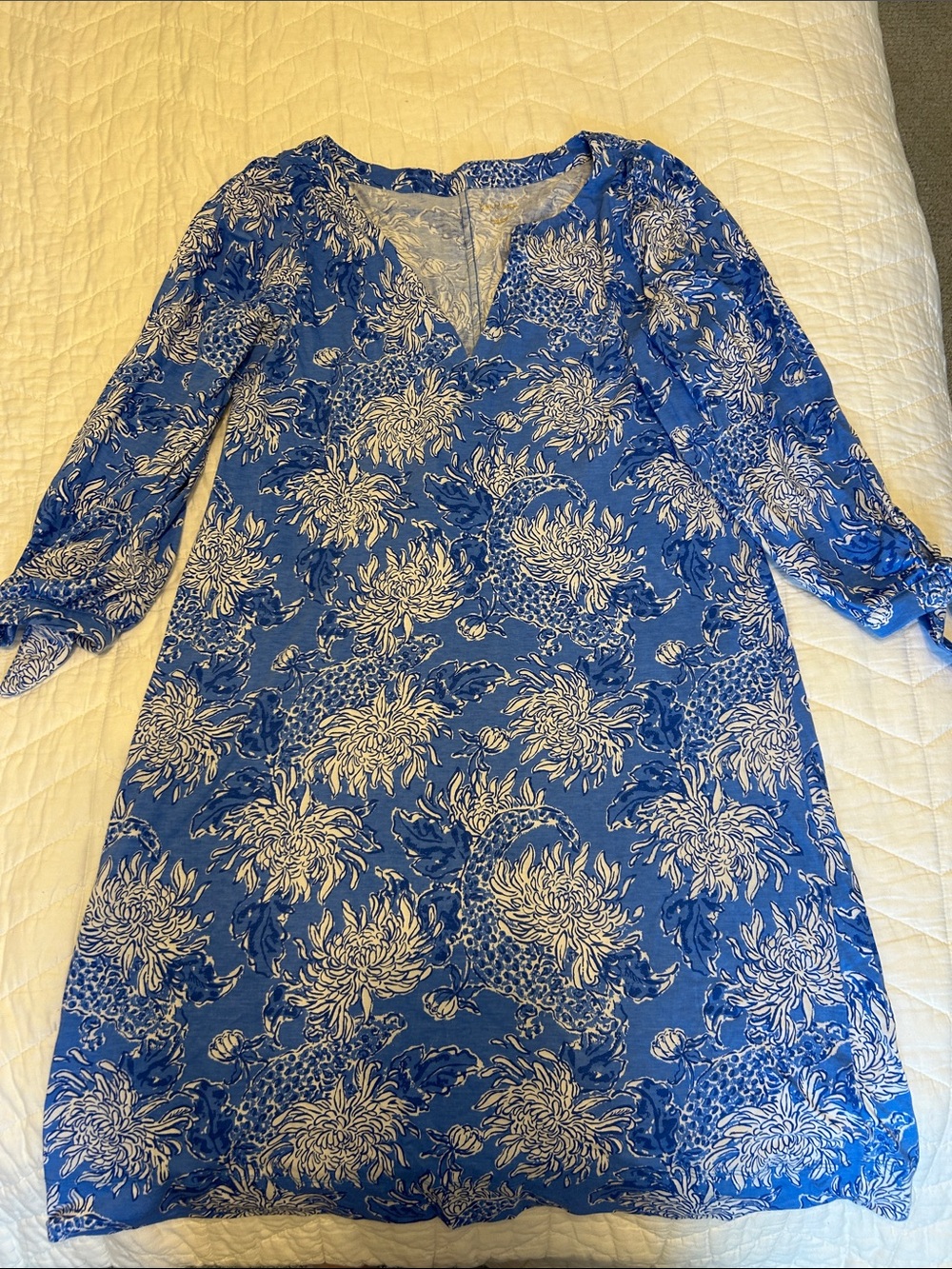 Lilly Pulitzer Blue Crocodile Dress